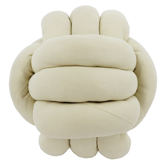Ashland; 13.2" x 12.3" White Knot Pillow by Ashland®; Category:Modern Coast; Image:1